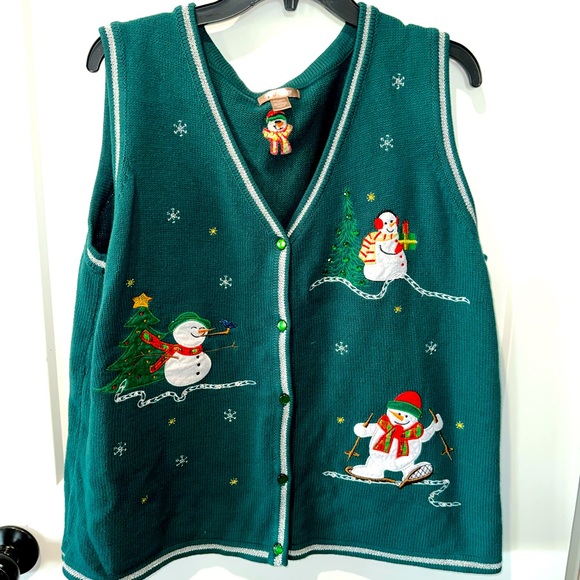 White Stag Jackets & Coats Womens Plus Size Christmas Vest Poshmark